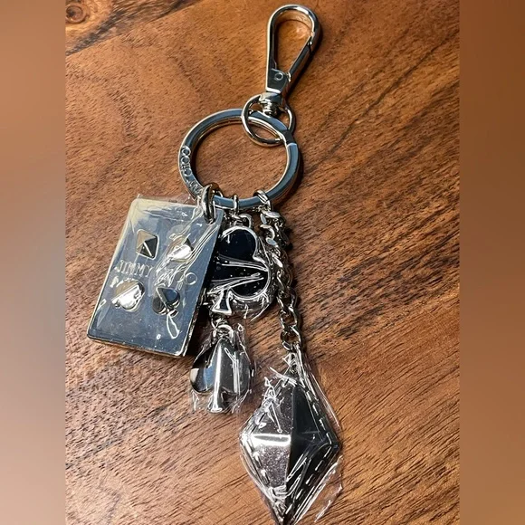 JIMMY CHOO Deck of Cards Bag Charm 6” - Picture 13 of 15